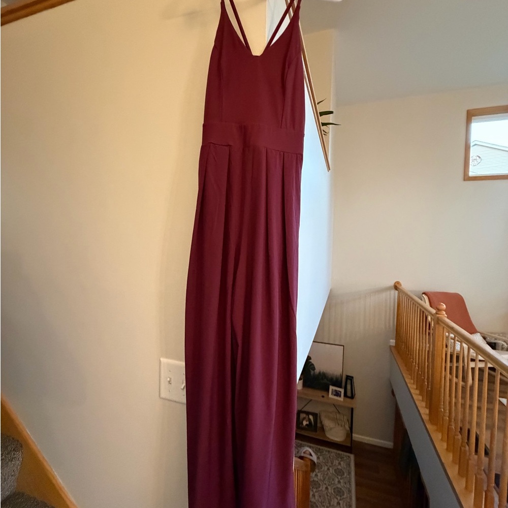 HALARA Deep Red Jumpsuit